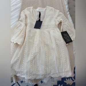Pomander Place Cream Lace Dress
